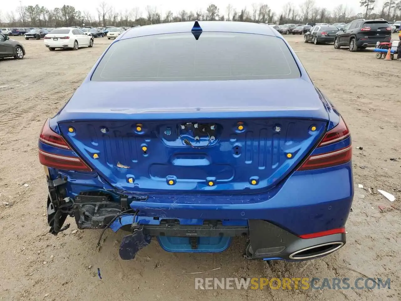 6 fotografías del automóvil dañado KMTG54SEXSU147021 GENESIS G70 2025