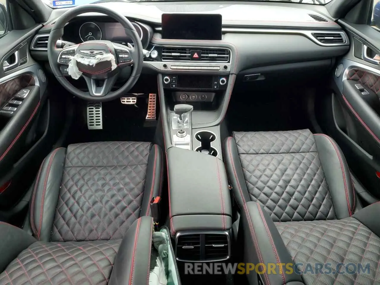 8 fotografías del automóvil dañado KMTG54SEXSU147021 GENESIS G70 2025