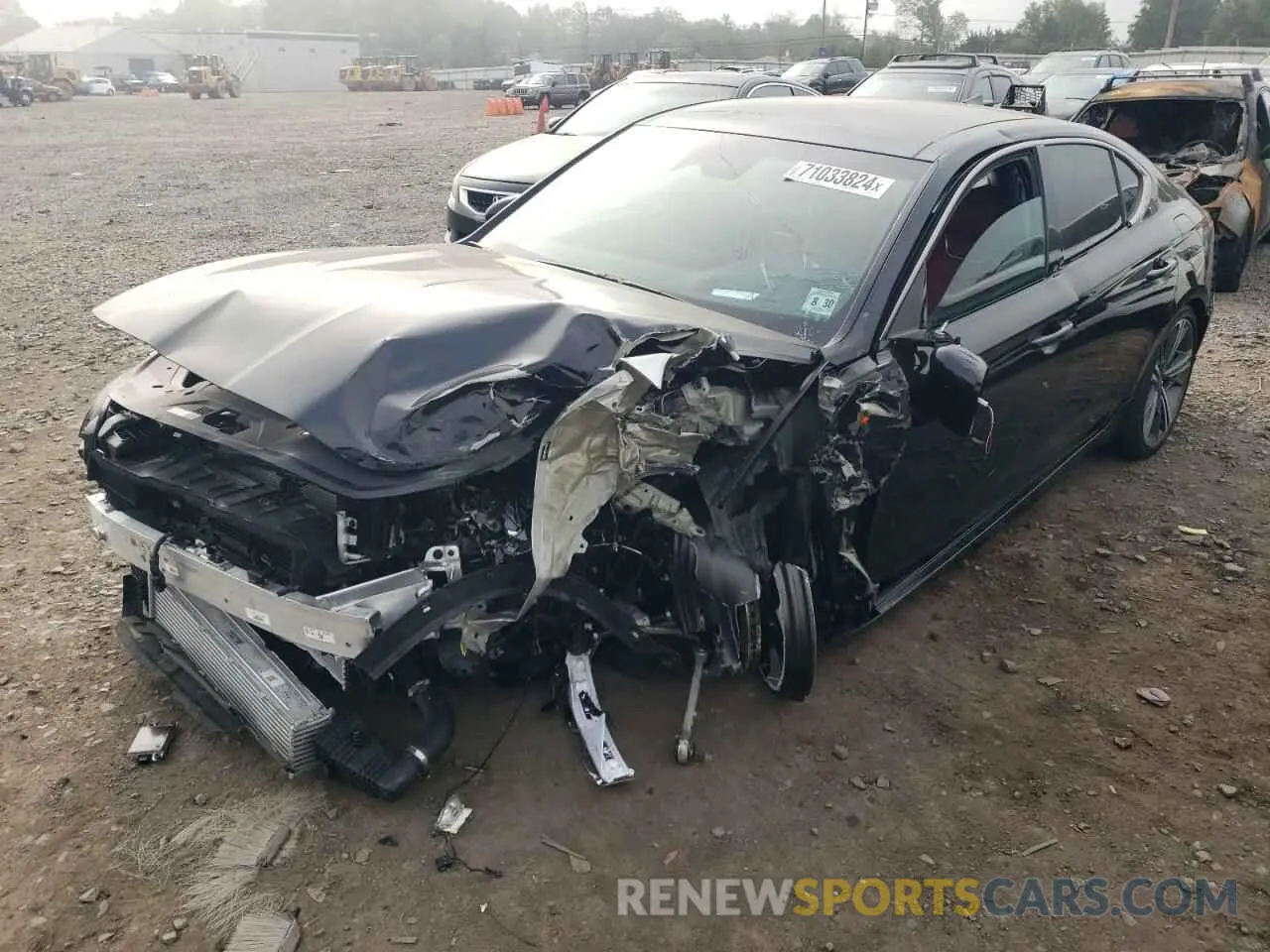 1 fotografías del automóvil dañado KMTG54SEXSU147388 GENESIS G70 2025