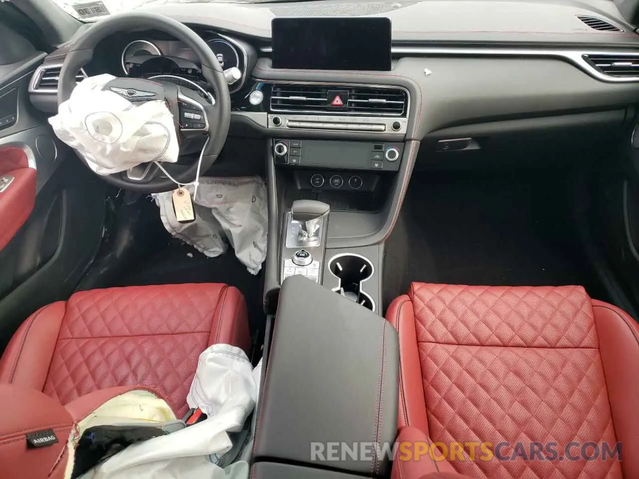 8 fotografías del automóvil dañado KMTG54SEXSU147388 GENESIS G70 2025