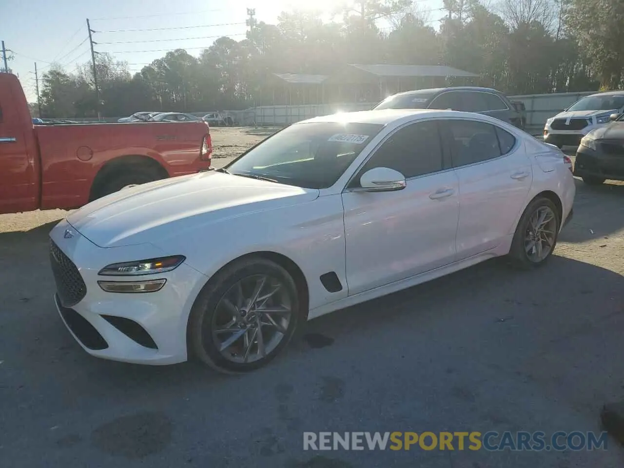 1 fotografías del automóvil dañado KMTG34TA0NU086204 GENESIS G70 BASE 2022