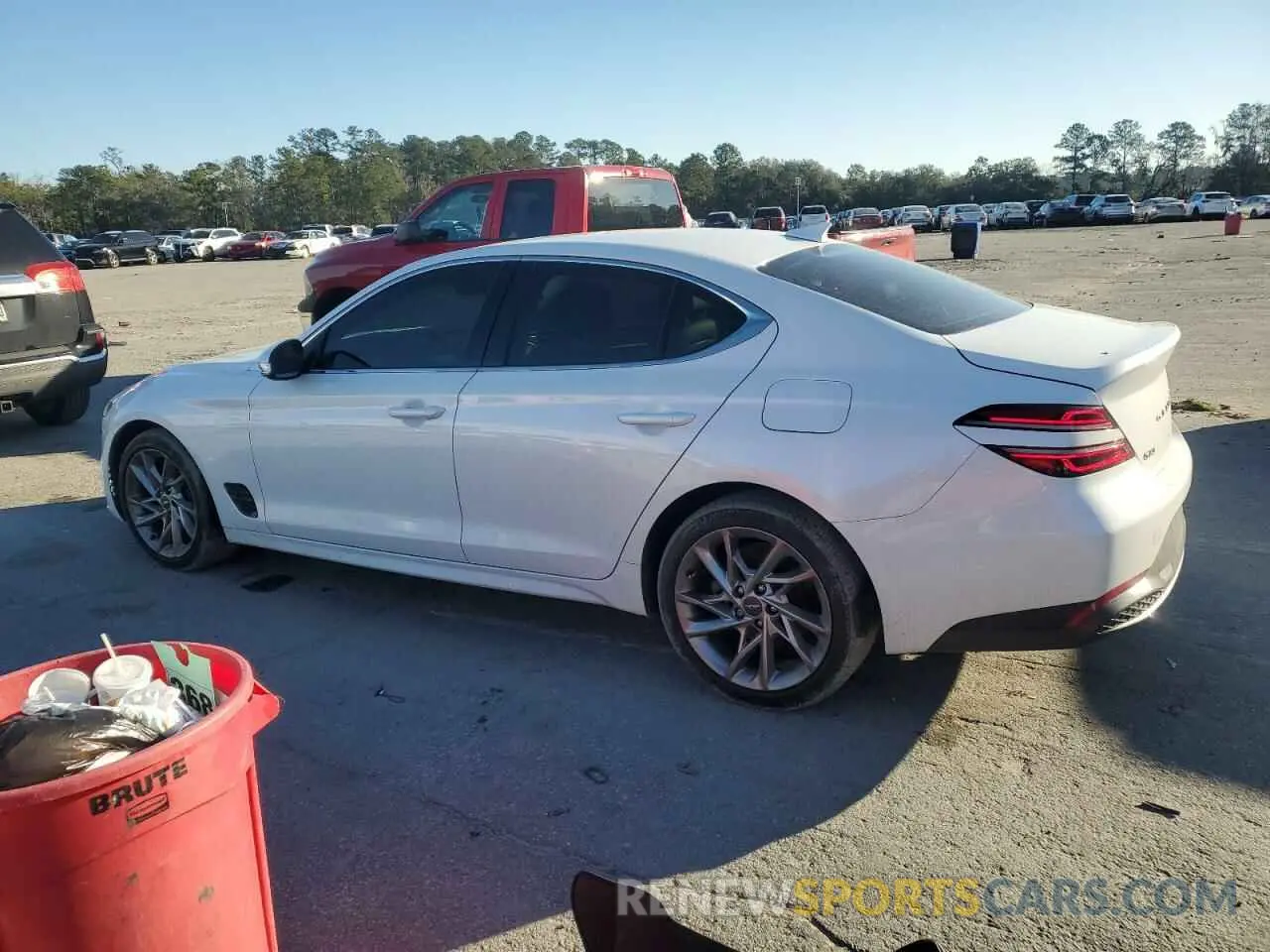 2 fotografías del automóvil dañado KMTG34TA0NU086204 GENESIS G70 BASE 2022