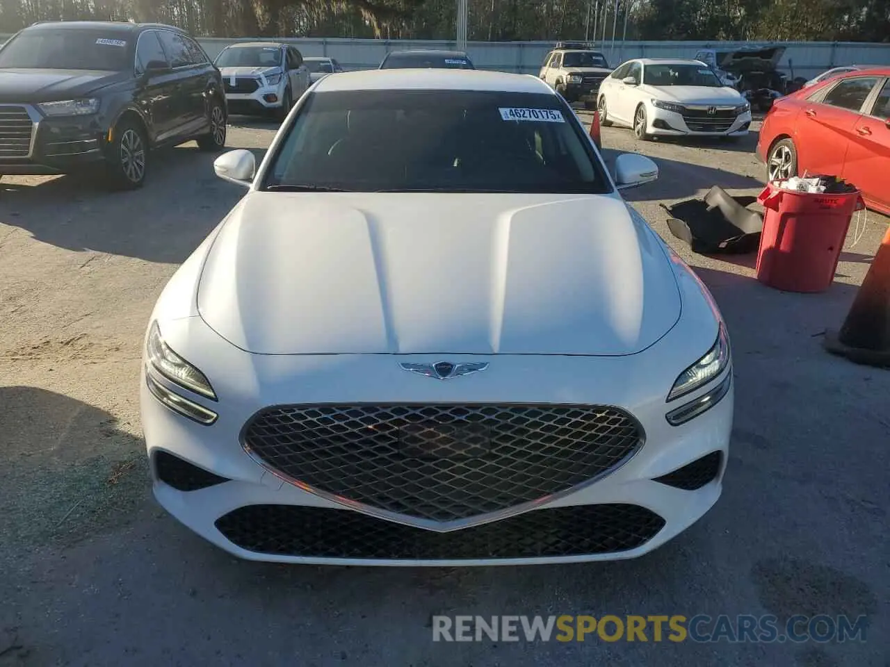5 fotografías del automóvil dañado KMTG34TA0NU086204 GENESIS G70 BASE 2022