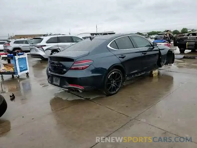 14 fotografías del automóvil dañado KMTG34TA1NU098488 GENESIS G70 BASE 2022