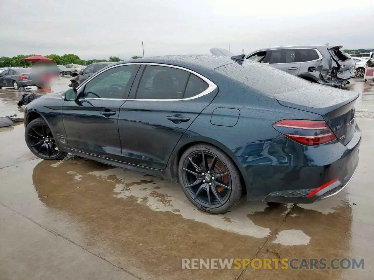 2 fotografías del automóvil dañado KMTG34TA1NU098488 GENESIS G70 BASE 2022