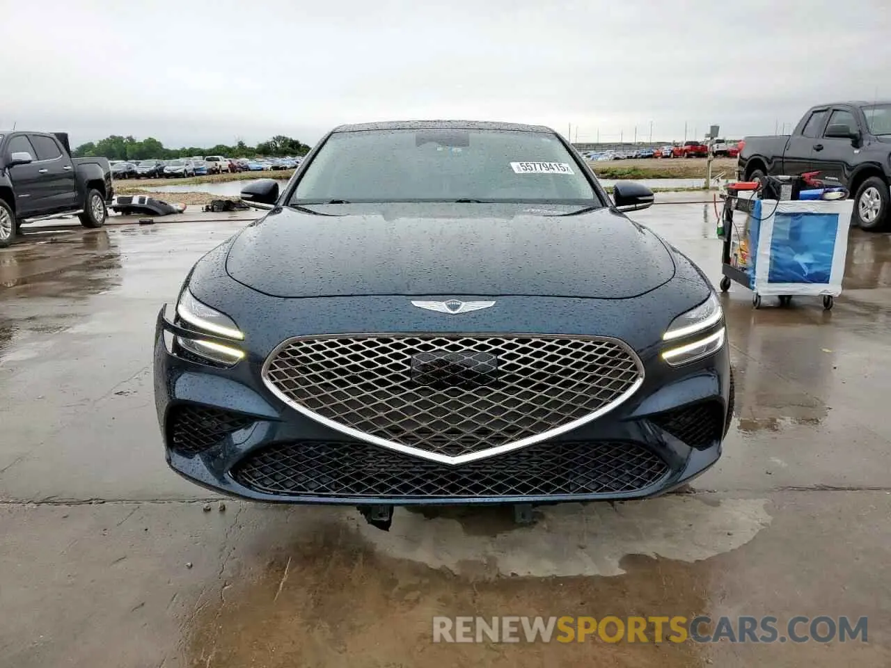5 fotografías del automóvil dañado KMTG34TA1NU098488 GENESIS G70 BASE 2022