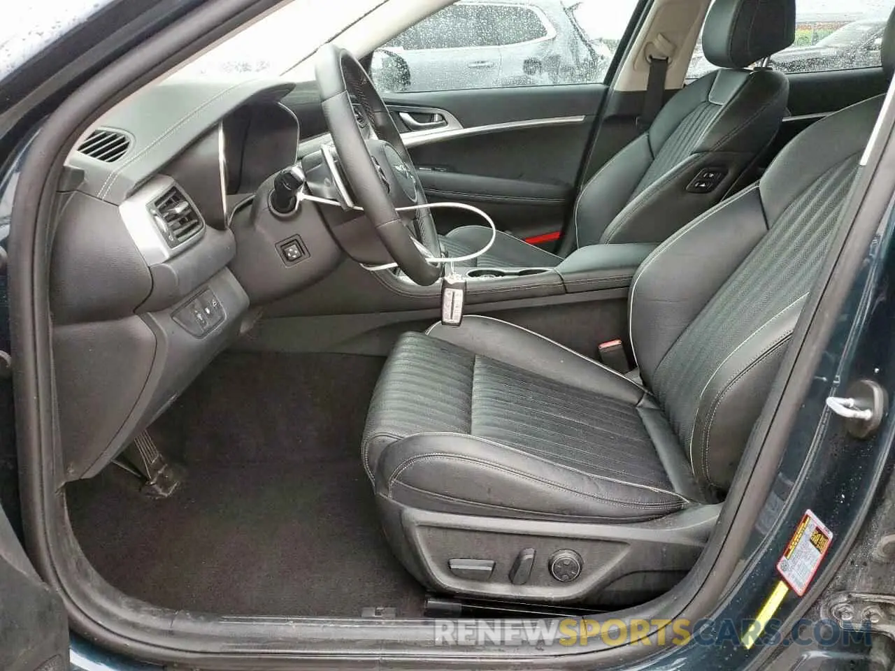 7 fotografías del automóvil dañado KMTG34TA1NU098488 GENESIS G70 BASE 2022