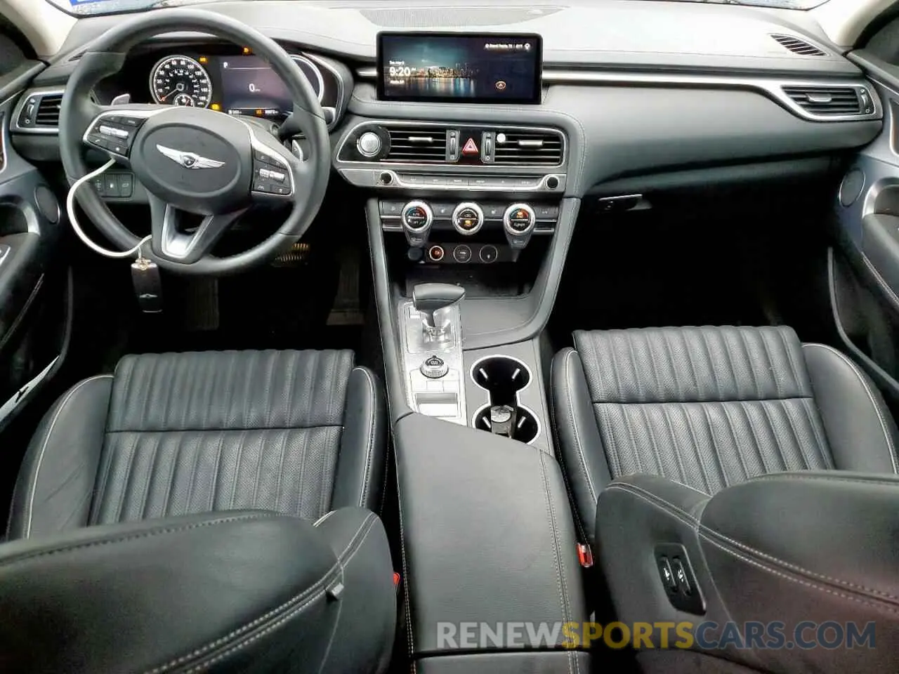 8 fotografías del automóvil dañado KMTG34TA1NU098488 GENESIS G70 BASE 2022