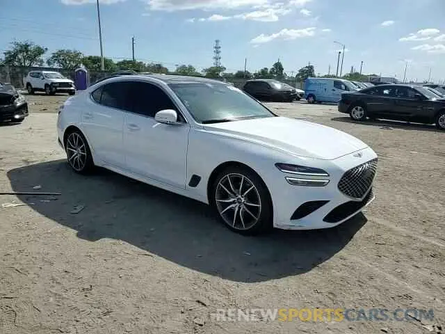 11 fotografías del automóvil dañado KMTG34TA2NU096216 GENESIS G70 BASE 2022