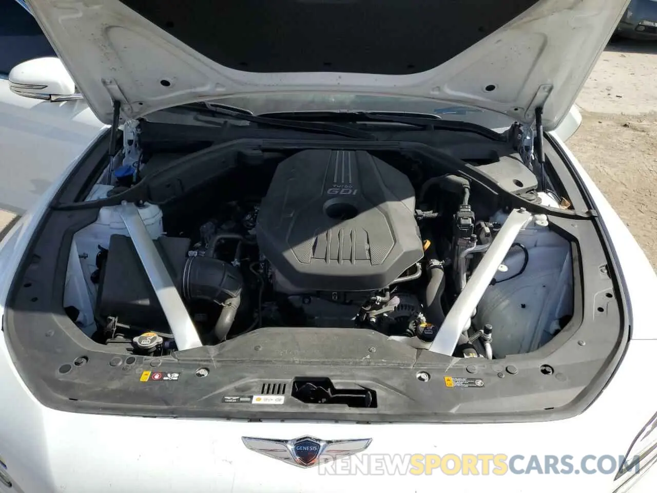 12 fotografías del automóvil dañado KMTG34TA2NU096216 GENESIS G70 BASE 2022