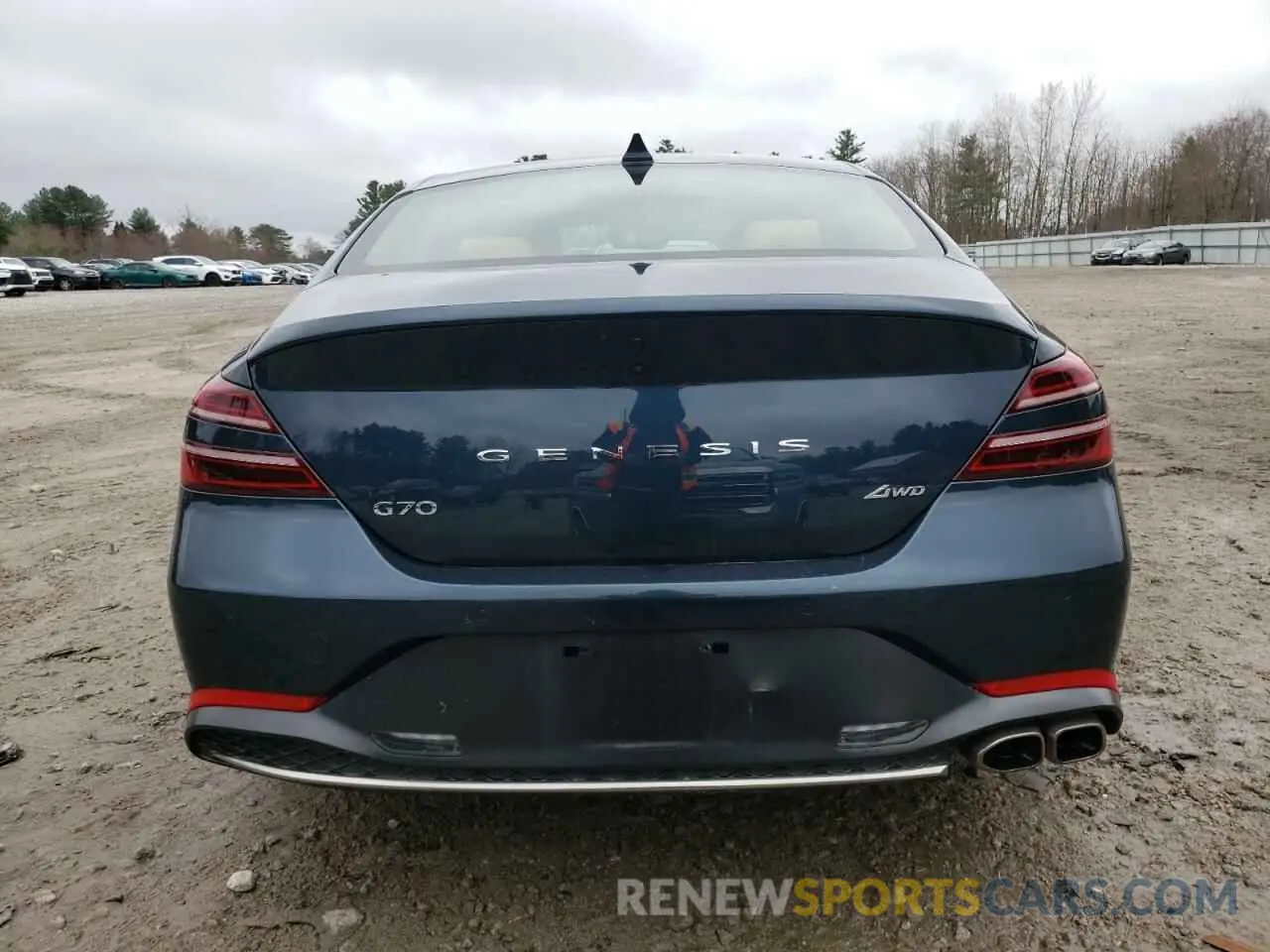 6 fotografías del automóvil dañado KMTG34TA3NU087864 GENESIS G70 BASE 2022