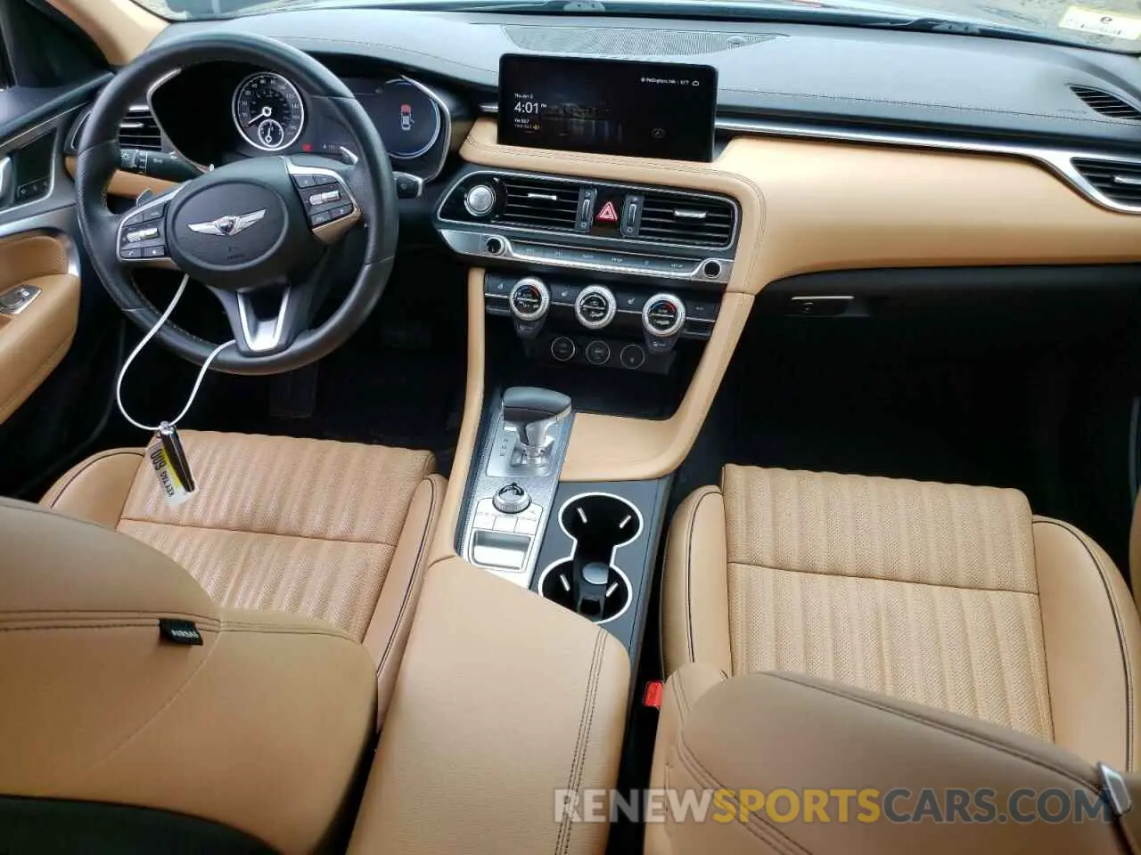 8 fotografías del automóvil dañado KMTG34TA3NU087864 GENESIS G70 BASE 2022