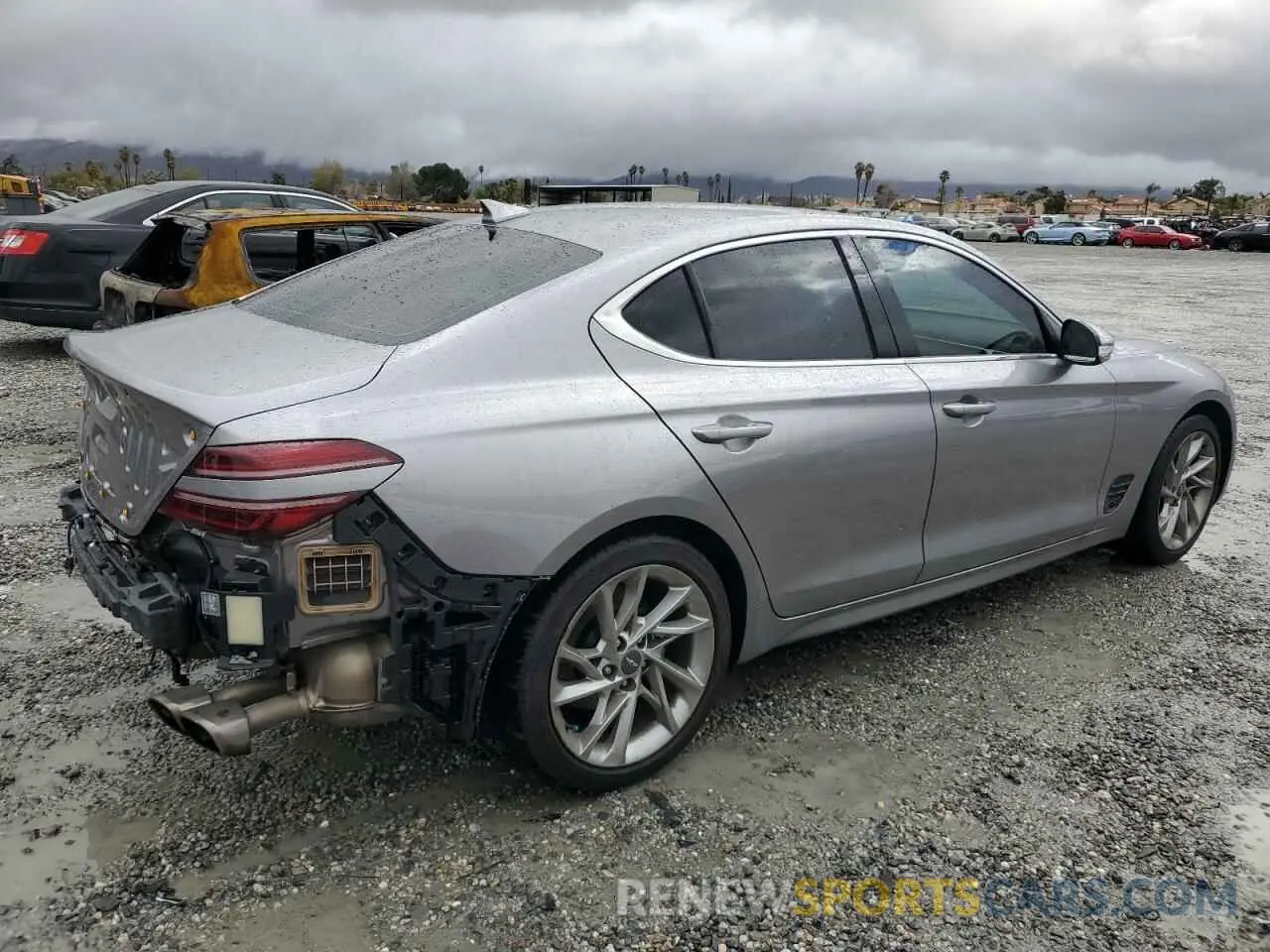 3 fotografías del automóvil dañado KMTG34TA3NU097004 GENESIS G70 BASE 2022