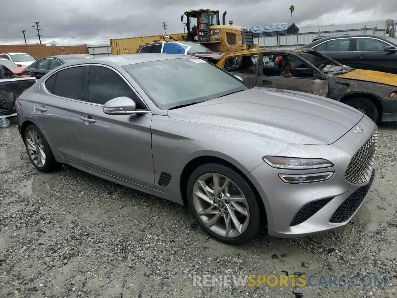 4 fotografías del automóvil dañado KMTG34TA3NU097004 GENESIS G70 BASE 2022