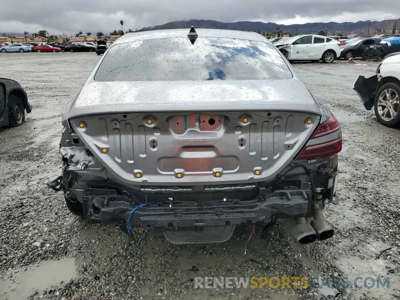 6 fotografías del automóvil dañado KMTG34TA3NU097004 GENESIS G70 BASE 2022