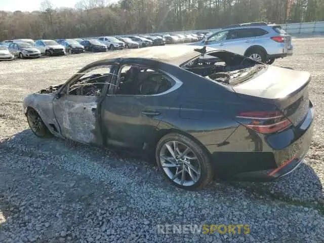 2 fotografías del automóvil dañado KMTG34TA4NU096699 GENESIS G70 BASE 2022