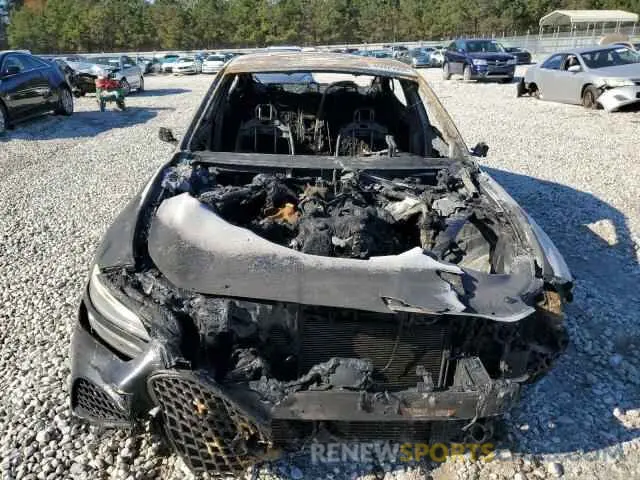 5 fotografías del automóvil dañado KMTG34TA4NU096699 GENESIS G70 BASE 2022