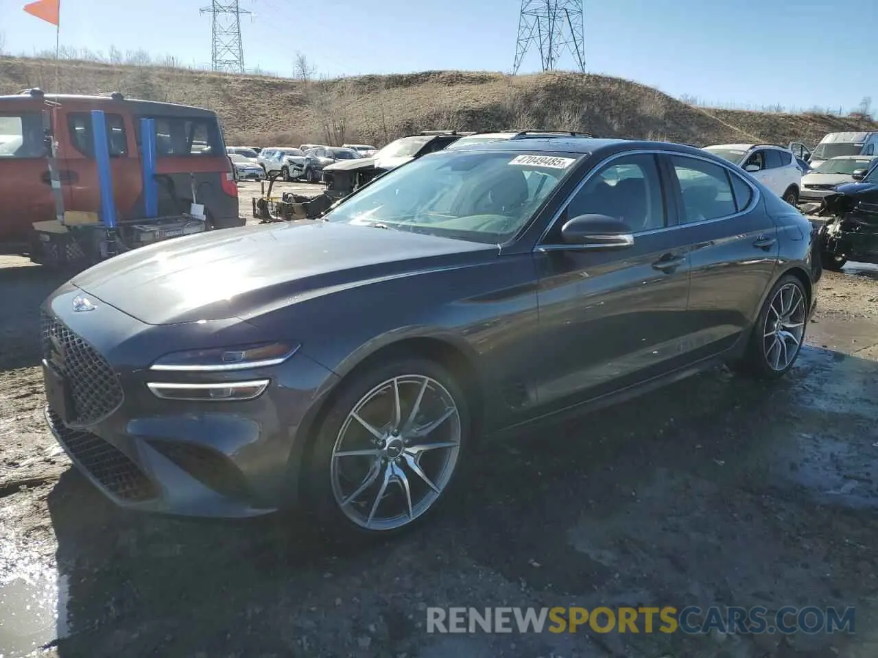 1 fotografías del automóvil dañado KMTG34TA5NU085937 GENESIS G70 BASE 2022