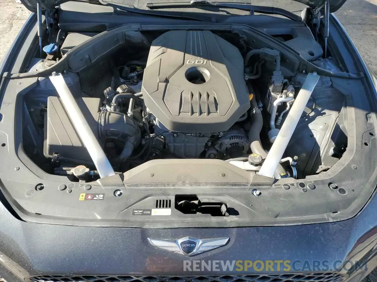 11 fotografías del automóvil dañado KMTG34TA5NU085937 GENESIS G70 BASE 2022