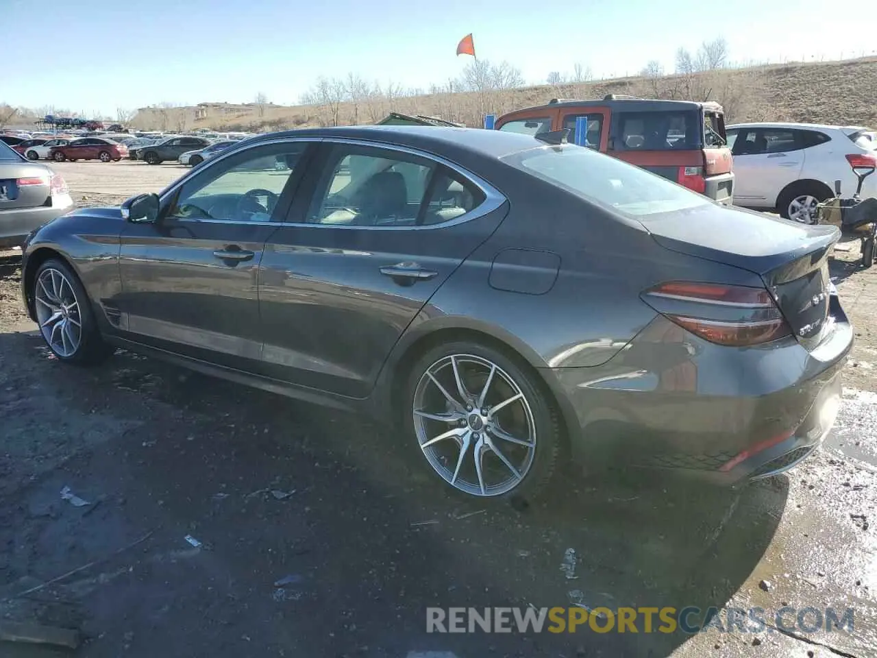 2 fotografías del automóvil dañado KMTG34TA5NU085937 GENESIS G70 BASE 2022