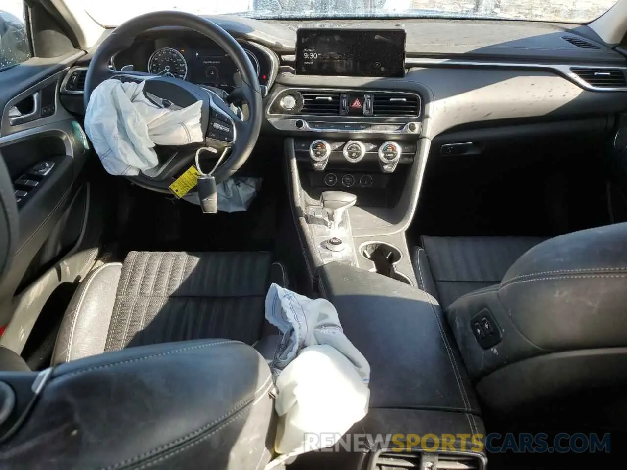 8 fotografías del automóvil dañado KMTG34TA5NU085937 GENESIS G70 BASE 2022