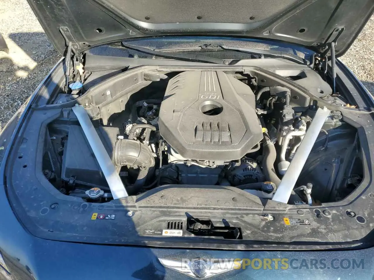11 fotografías del automóvil dañado KMTG34TA5NU102722 GENESIS G70 BASE 2022