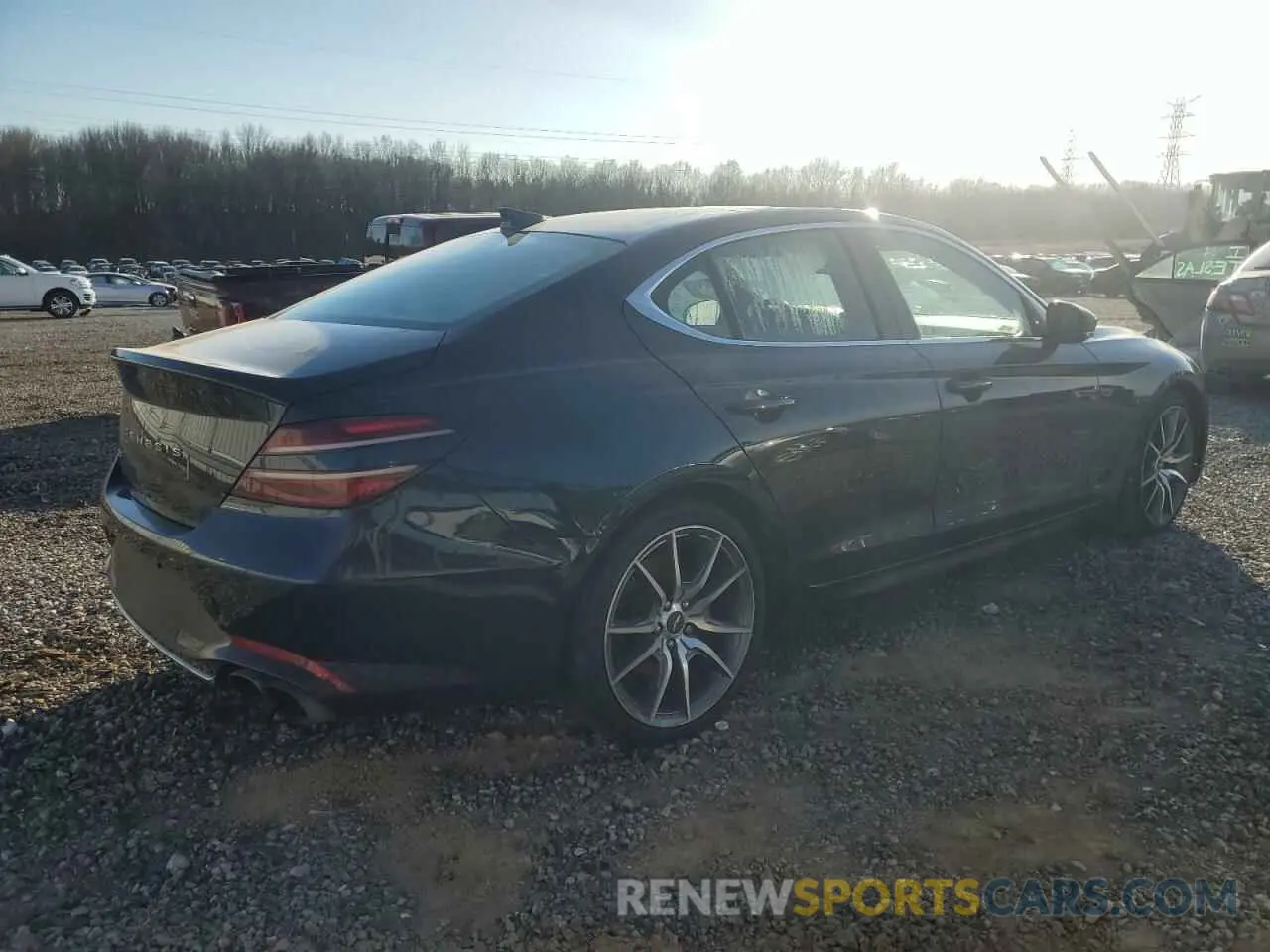 3 fotografías del automóvil dañado KMTG34TA5NU102722 GENESIS G70 BASE 2022