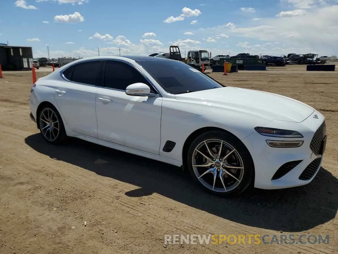 4 fotografías del automóvil dañado KMTG34TA6NU088944 GENESIS G70 BASE 2022