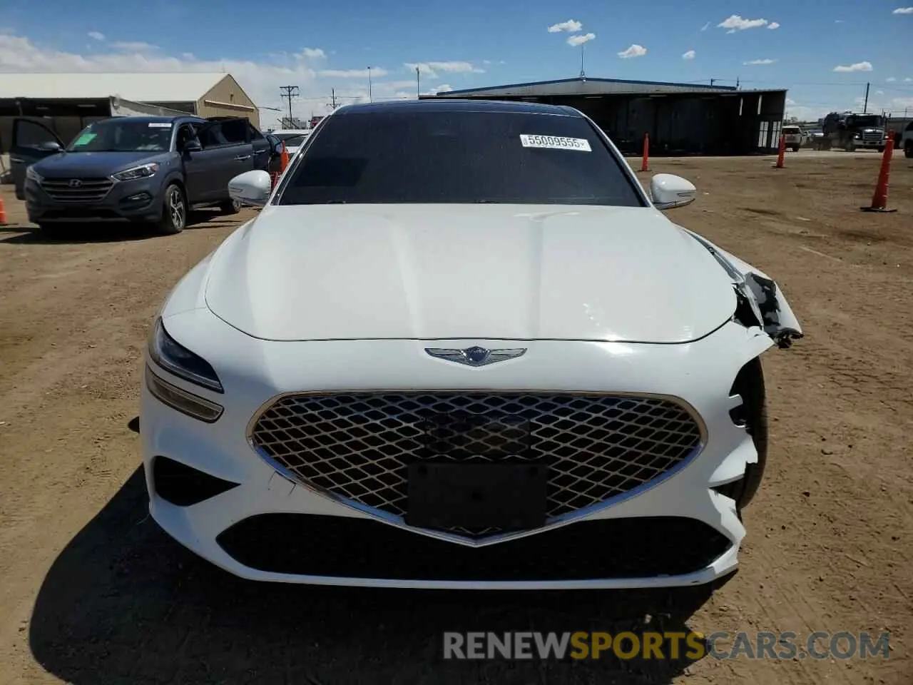 5 fotografías del automóvil dañado KMTG34TA6NU088944 GENESIS G70 BASE 2022