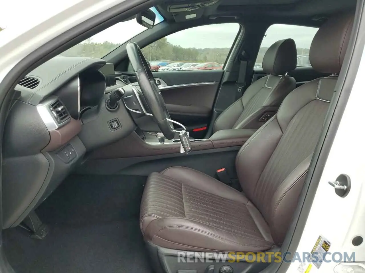 7 fotografías del automóvil dañado KMTG34TA7NU098009 GENESIS G70 BASE 2022