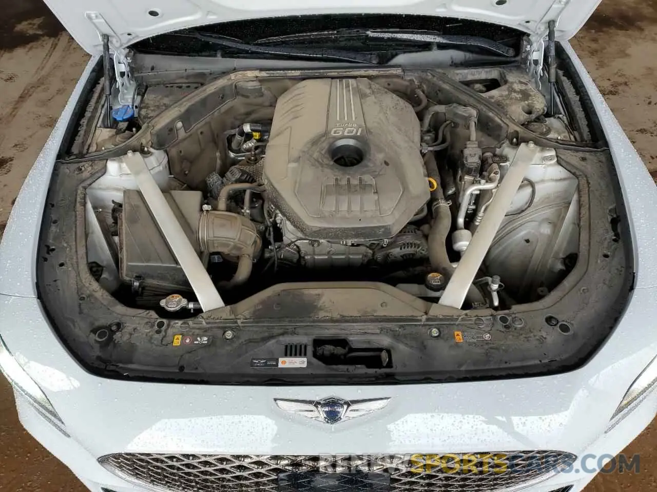 11 fotografías del automóvil dañado KMTG34TA7NU101491 GENESIS G70 BASE 2022