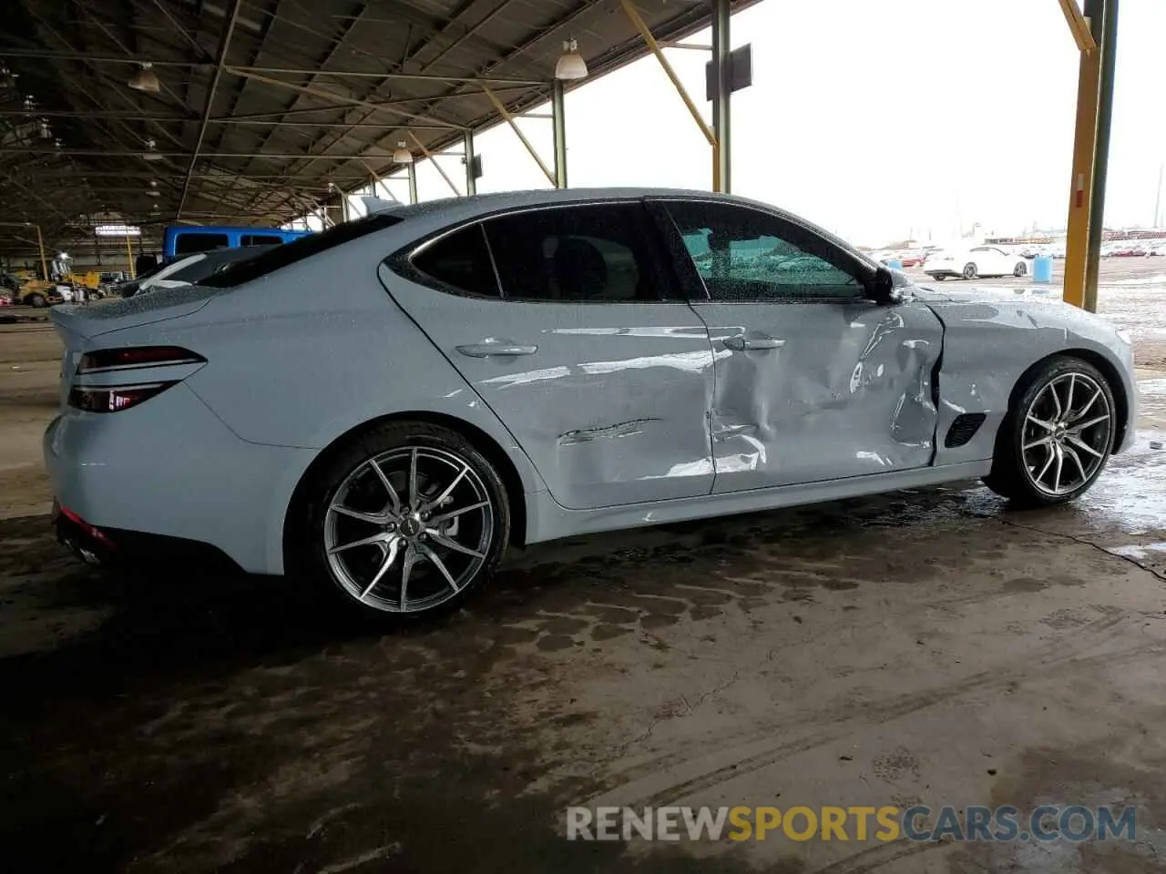 3 fotografías del automóvil dañado KMTG34TA7NU101491 GENESIS G70 BASE 2022