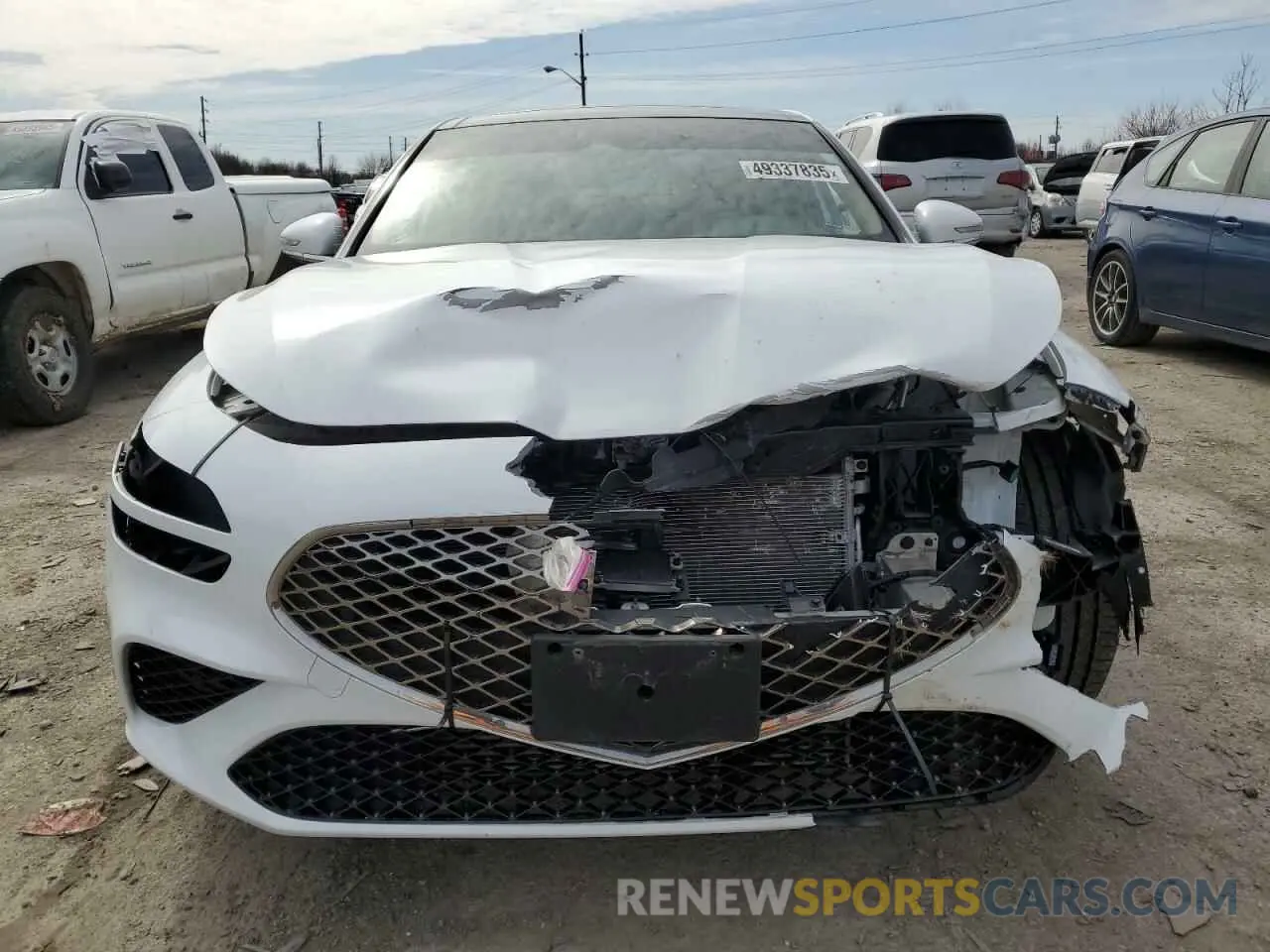5 fotografías del automóvil dañado KMTG34TAXNU092852 GENESIS G70 BASE 2022