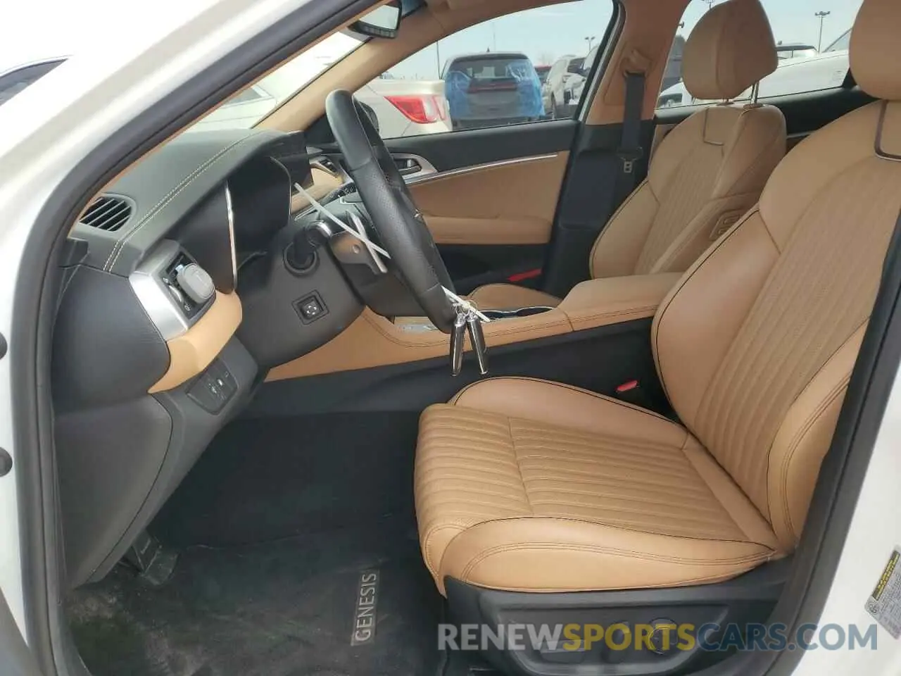 7 fotografías del automóvil dañado KMTG34TAXNU092852 GENESIS G70 BASE 2022