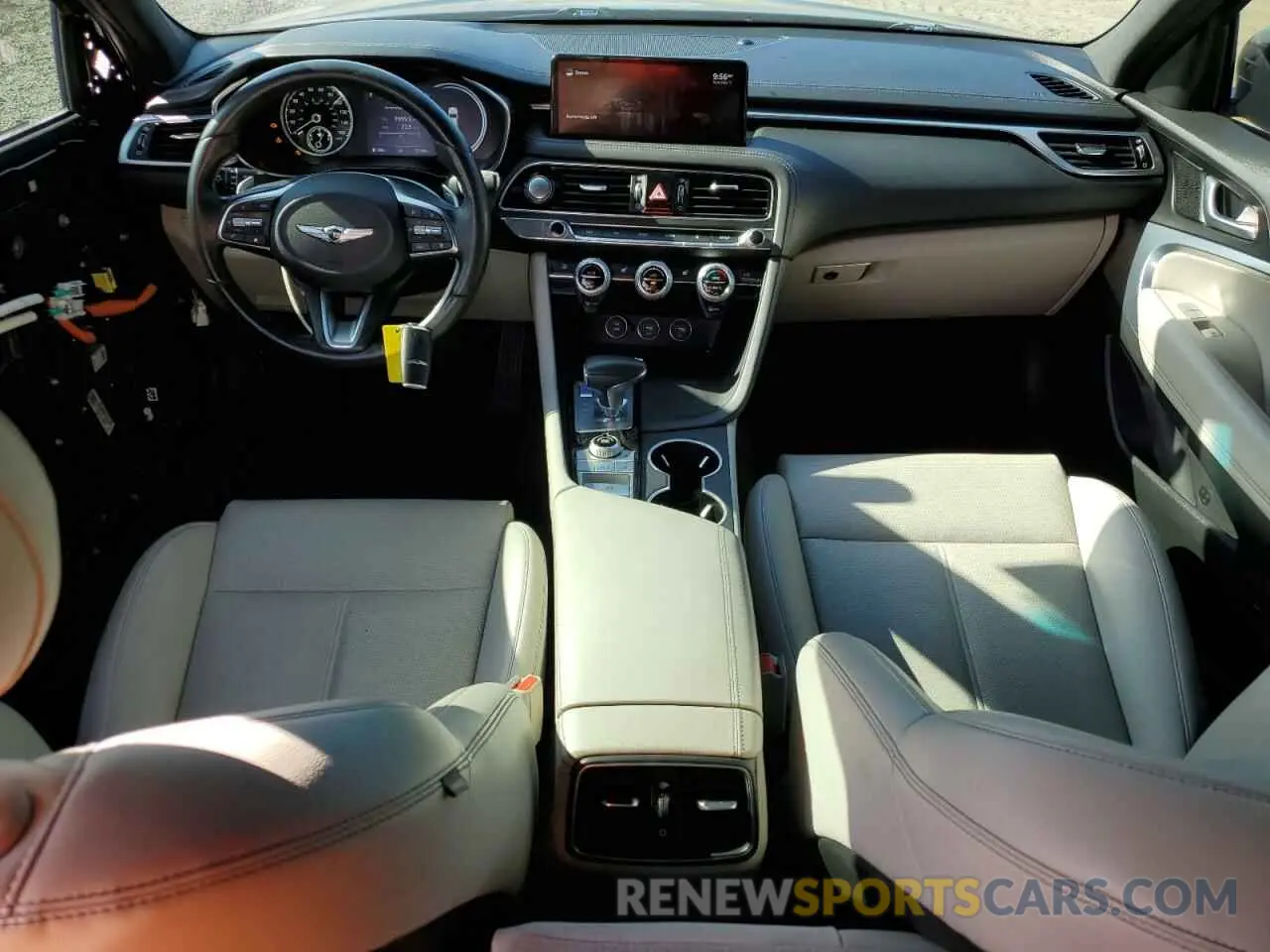 8 fotografías del automóvil dañado KMTG34TAXNU093905 GENESIS G70 BASE 2022