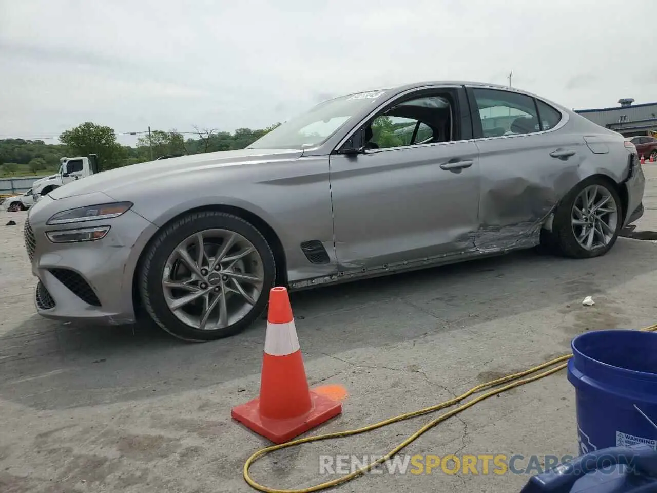 1 fotografías del automóvil dañado KMTG34TAXNU094262 GENESIS G70 BASE 2022