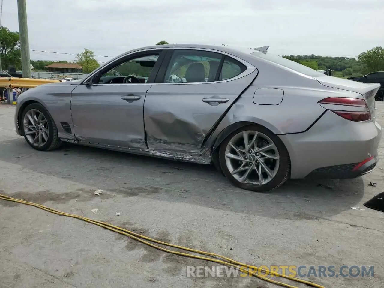 2 fotografías del automóvil dañado KMTG34TAXNU094262 GENESIS G70 BASE 2022