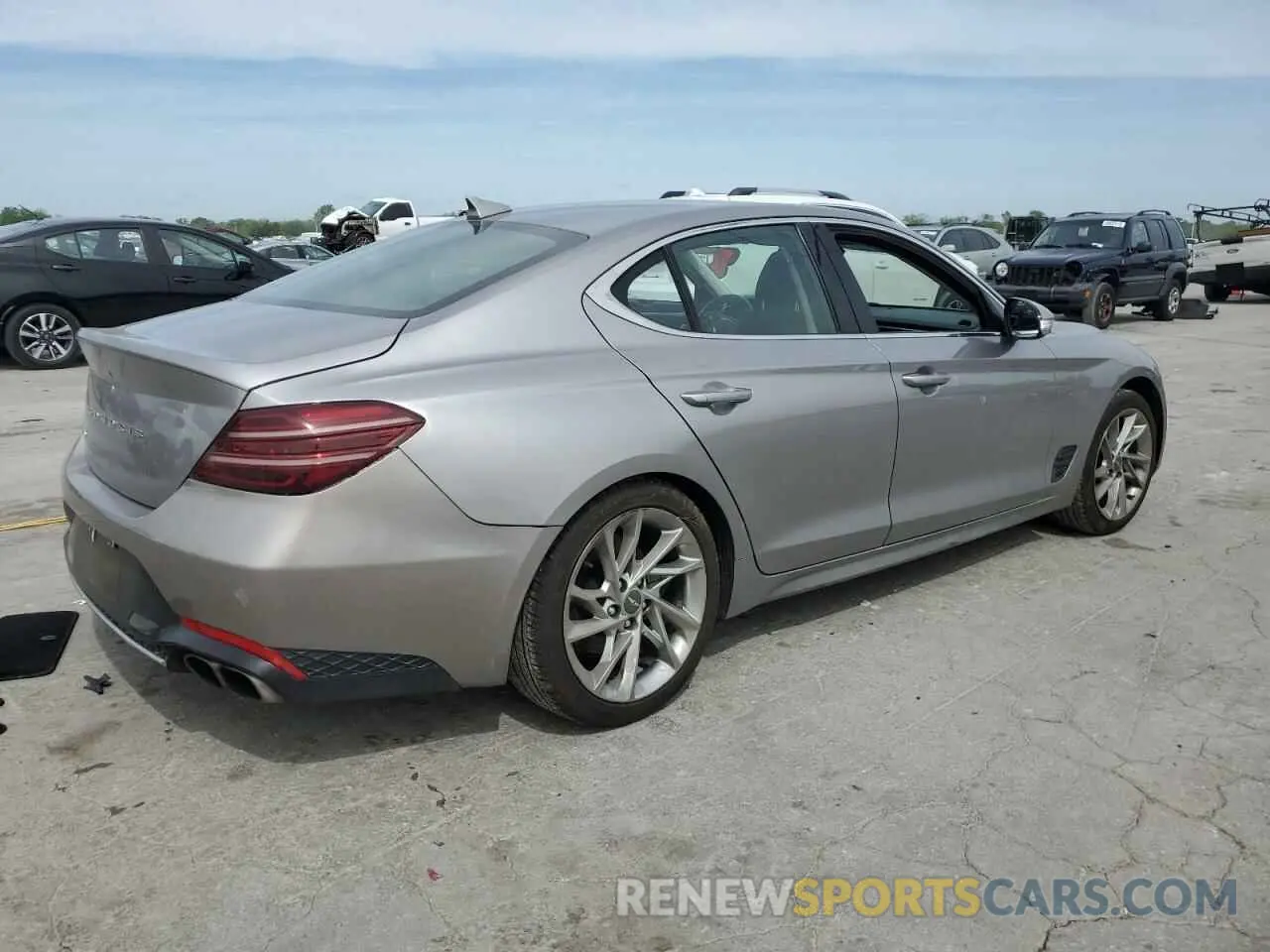 3 fotografías del automóvil dañado KMTG34TAXNU094262 GENESIS G70 BASE 2022