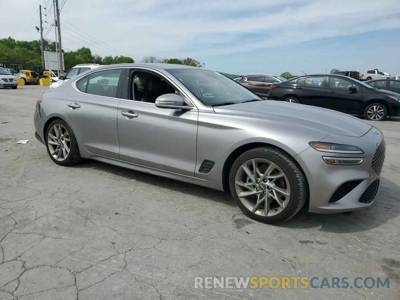 4 fotografías del automóvil dañado KMTG34TAXNU094262 GENESIS G70 BASE 2022