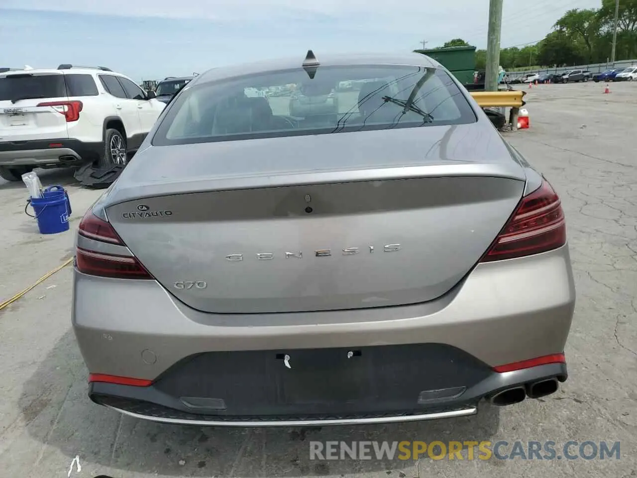 6 fotografías del automóvil dañado KMTG34TAXNU094262 GENESIS G70 BASE 2022