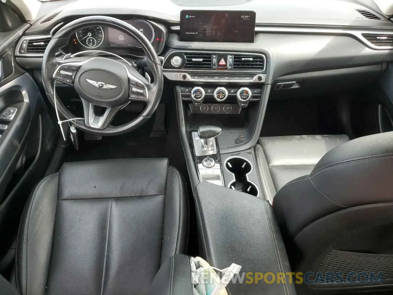 8 fotografías del automóvil dañado KMTG34TAXNU094262 GENESIS G70 BASE 2022