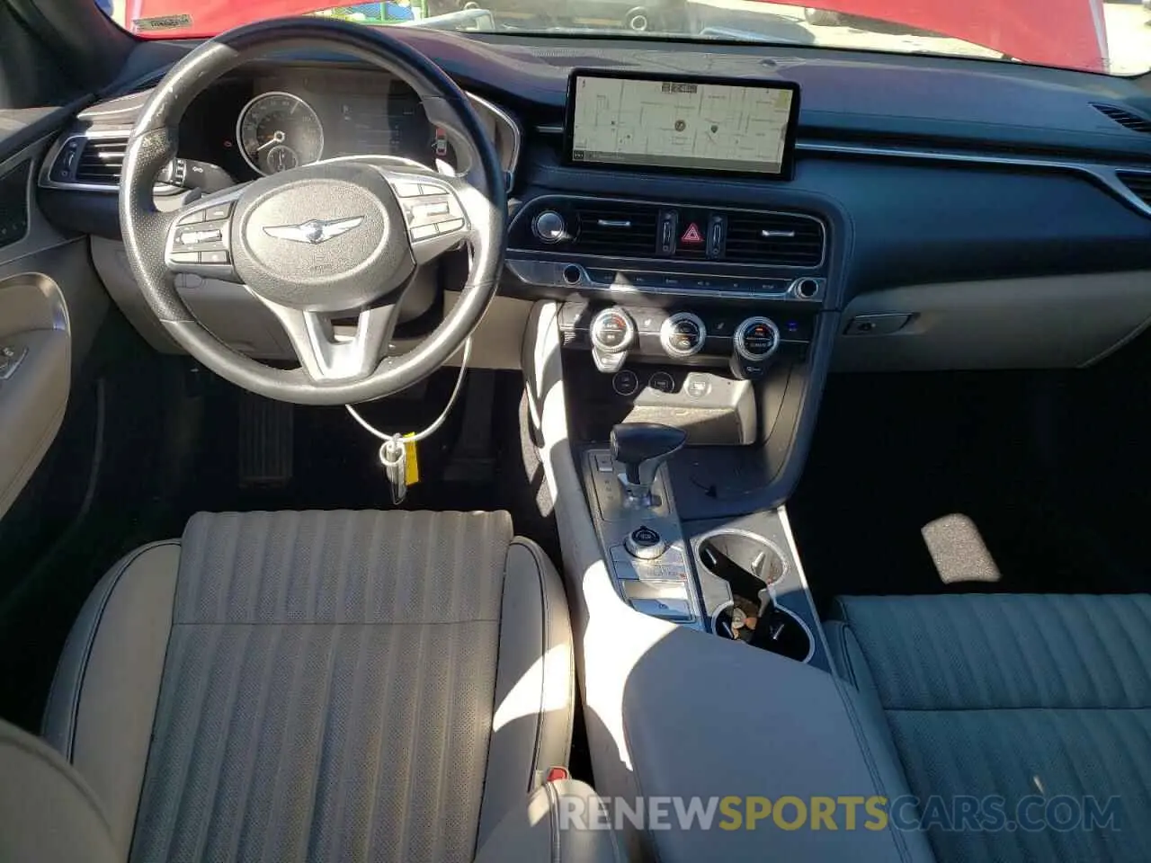 8 fotografías del automóvil dañado KMTG54TE1NU093868 GENESIS G70 BASE 2022