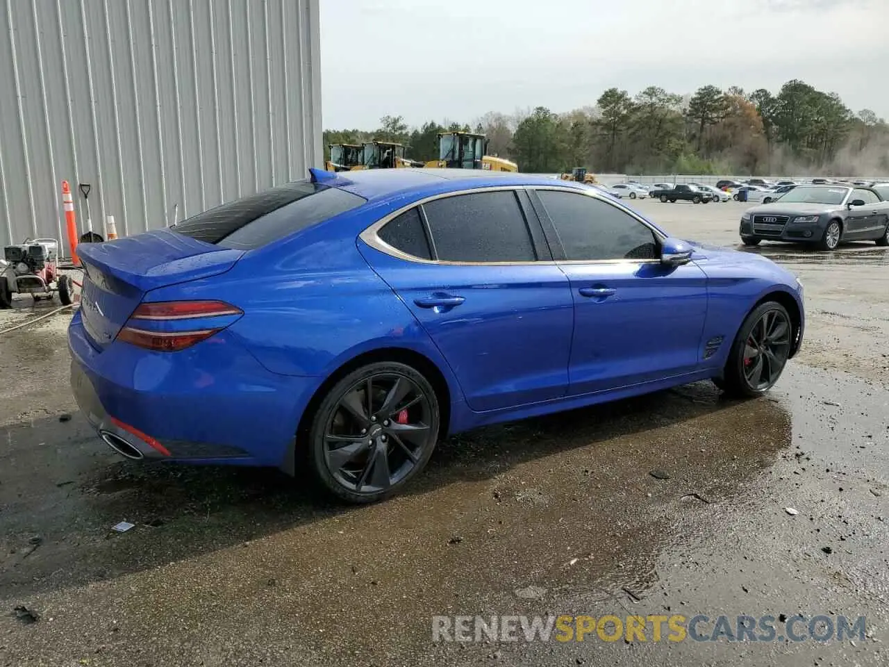 3 fotografías del automóvil dañado KMTG54TE1NU094180 GENESIS G70 BASE 2022