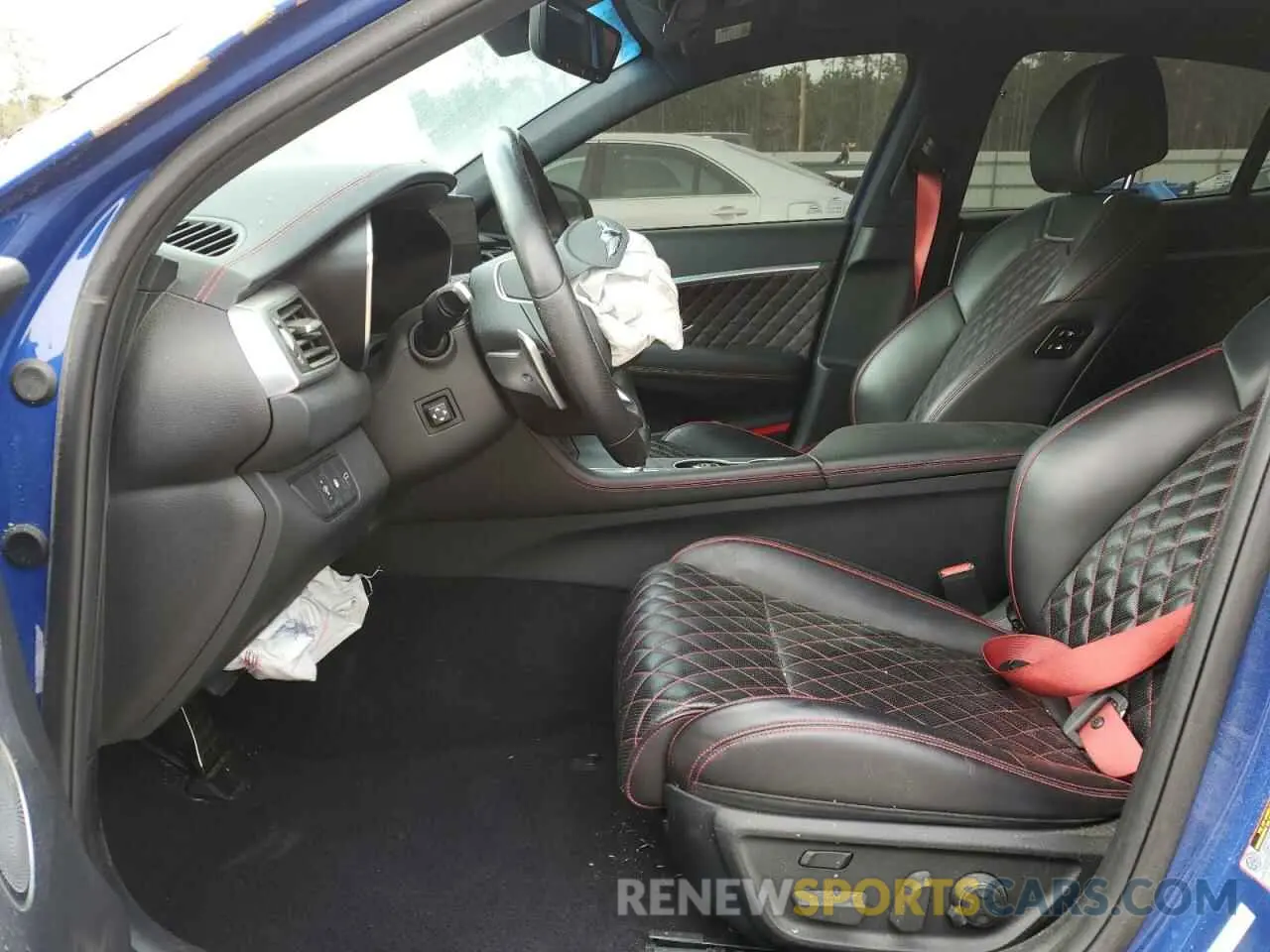 7 fotografías del automóvil dañado KMTG54TE1NU094180 GENESIS G70 BASE 2022