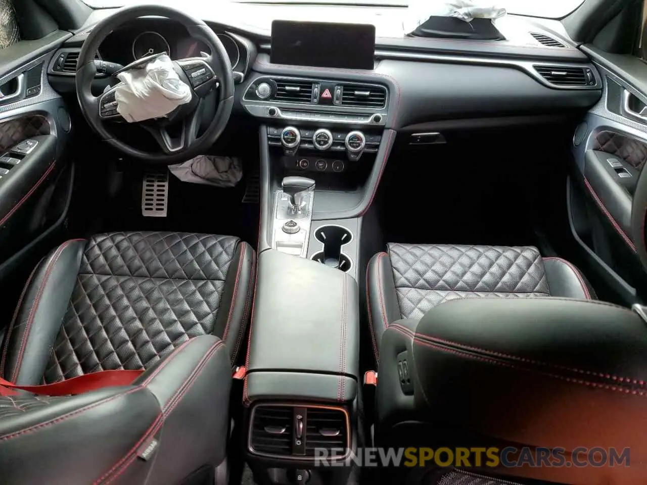 8 fotografías del automóvil dañado KMTG54TE1NU094180 GENESIS G70 BASE 2022