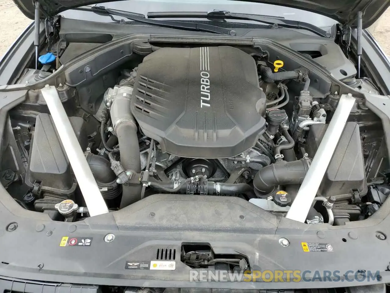 11 fotografías del automóvil dañado KMTG54TE2NU081955 GENESIS G70 BASE 2022