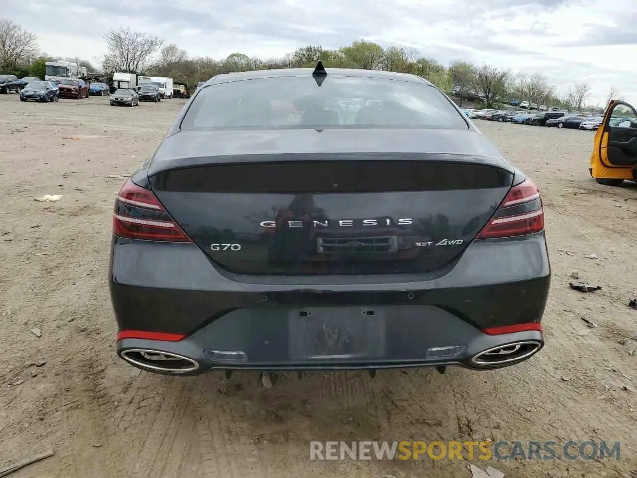 6 fotografías del automóvil dañado KMTG54TE2NU081955 GENESIS G70 BASE 2022