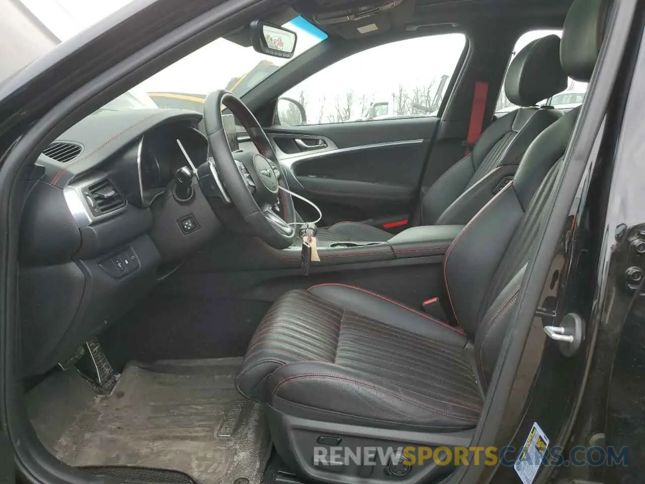 7 fotografías del automóvil dañado KMTG54TE2NU081955 GENESIS G70 BASE 2022