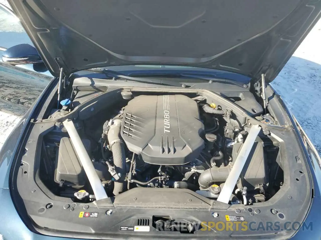 11 fotografías del automóvil dañado KMTG54TE2NU103064 GENESIS G70 BASE 2022