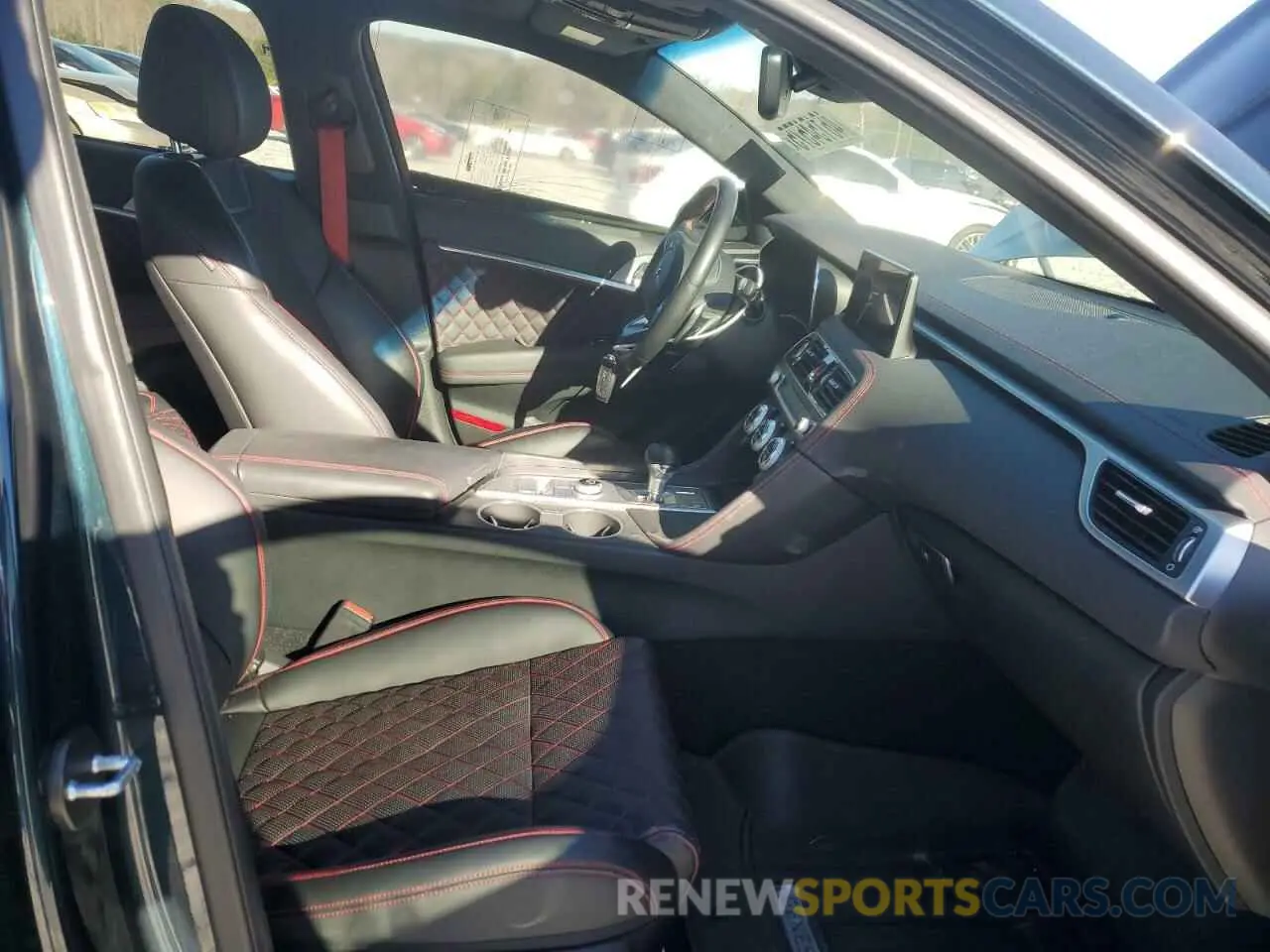 7 fotografías del automóvil dañado KMTG54TE2NU103064 GENESIS G70 BASE 2022